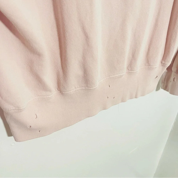 Zadig & Voltaire Rock Upper Print Sweatshirt Pink Distressed Punk Athleisure - Picture 4 of 9